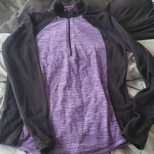 Half zip fleece pullover